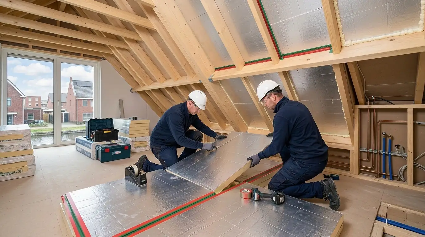 Woning verduurzamen met professionele isolatiewerken