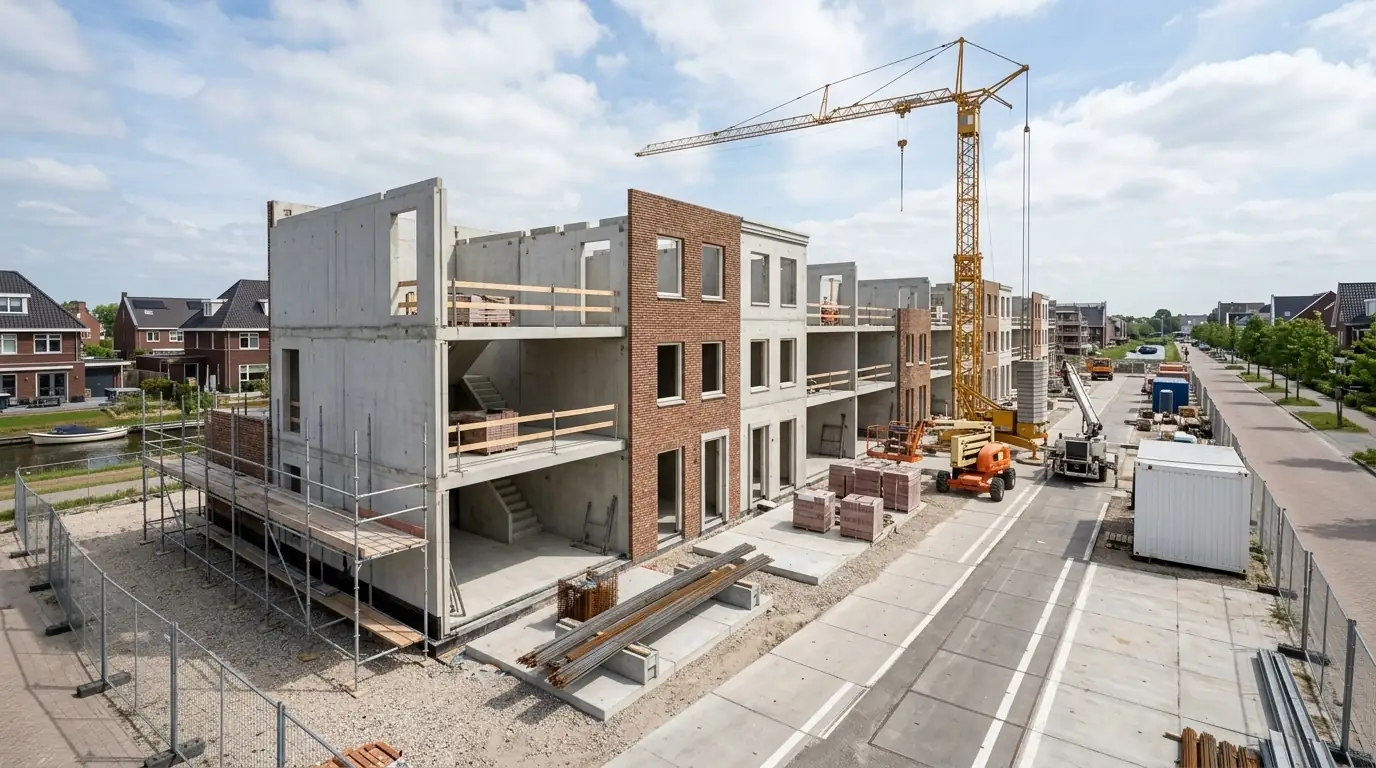 Casco bouwproject binnen nieuwbouw traject